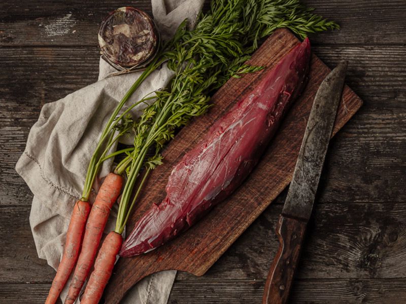 Venison fillet